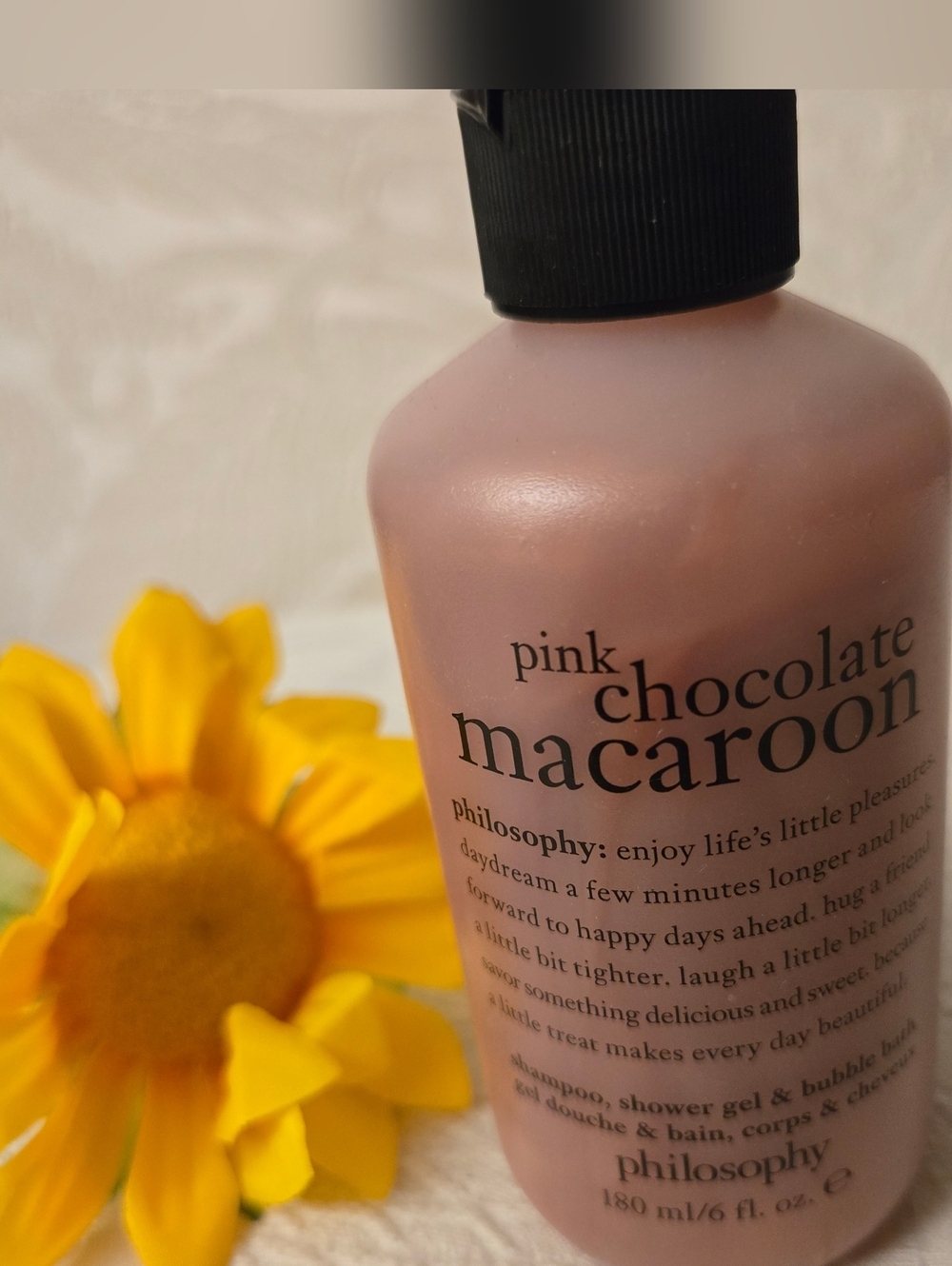 Philosophy *Pink Chocolate Macaroon* 3-in-1 Bath, Shampoo & Shower Gel 6 oz NEW